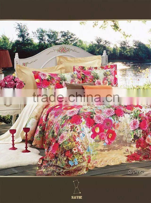 3D Bedding Set Manufacturer!Professional Design Reactive Printing 3d duvet cover set