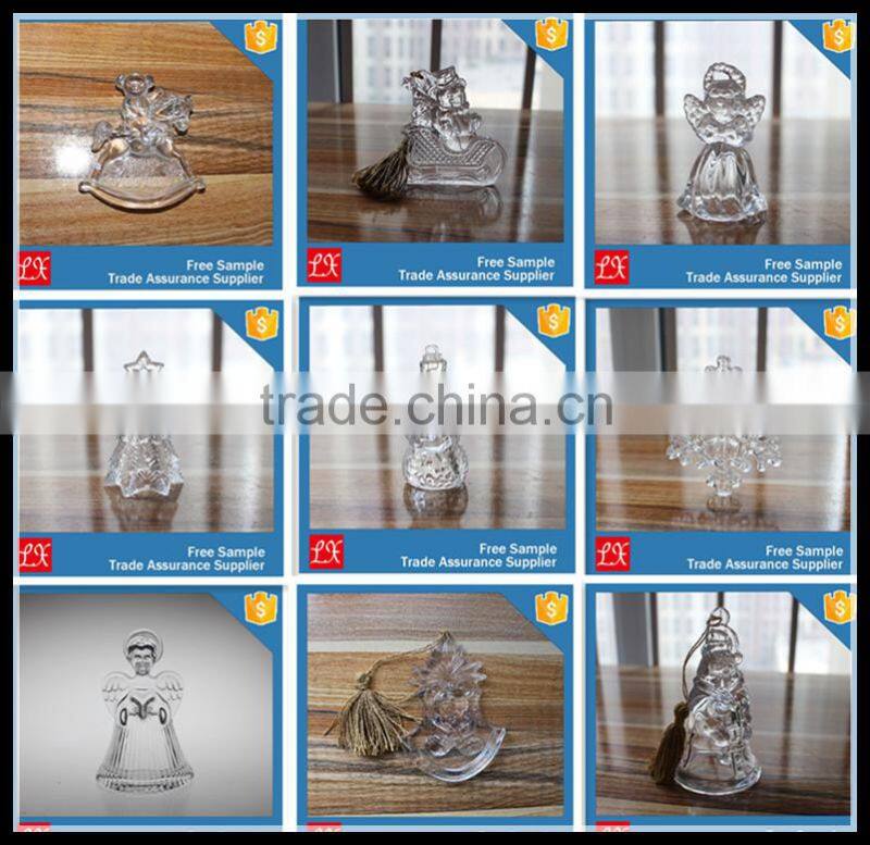 wholesale suppliers Christmas decor gift christmas tree/ clear christma glass ornament craft