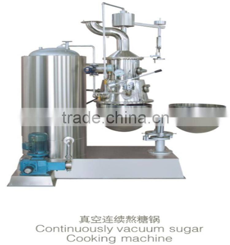 continuously vacuum sugar cooking machine in snack