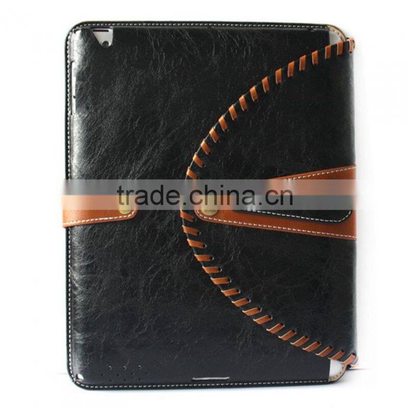 Newest PU leather case for ipad air 2/3, 9.7 inch tablets pc