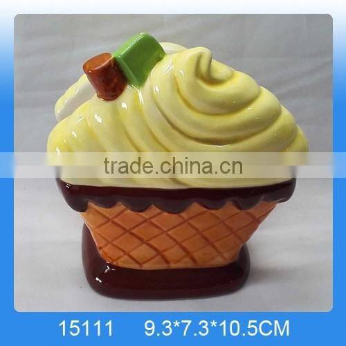 Hot sale ceramic paper napkin ring in lamb shape