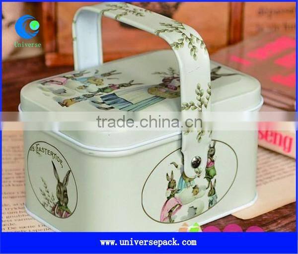 Printed Color Iron Box Design Mini Metal Boxes For Foreign Trade