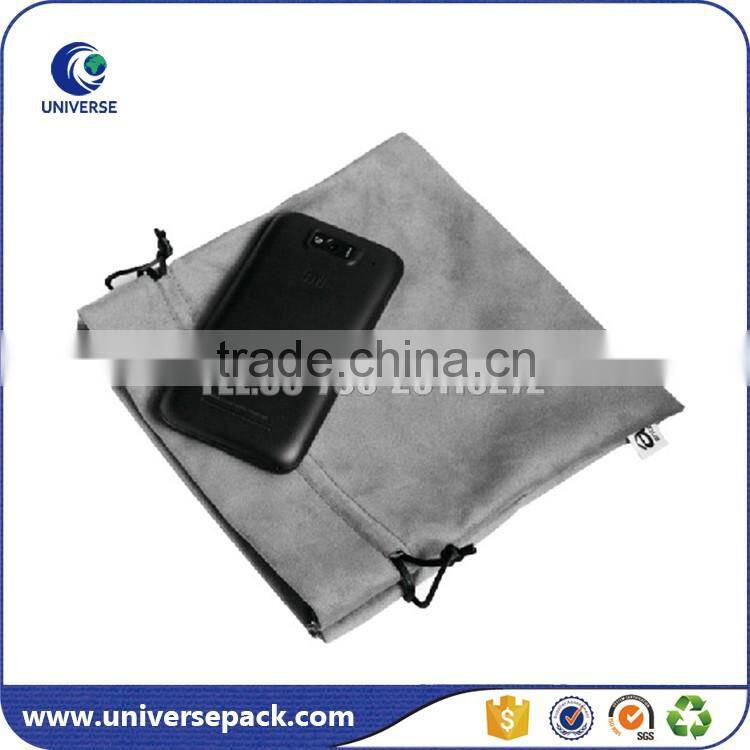 Fashion style high end suede ring bag with button closure