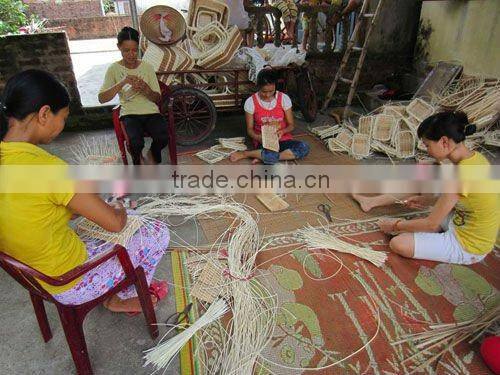 zigzag weaving basket, 100% rattan material, handmade