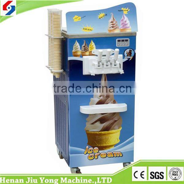 Popular 2+1mixed Flavours Soft Serve Ice Cream Machine