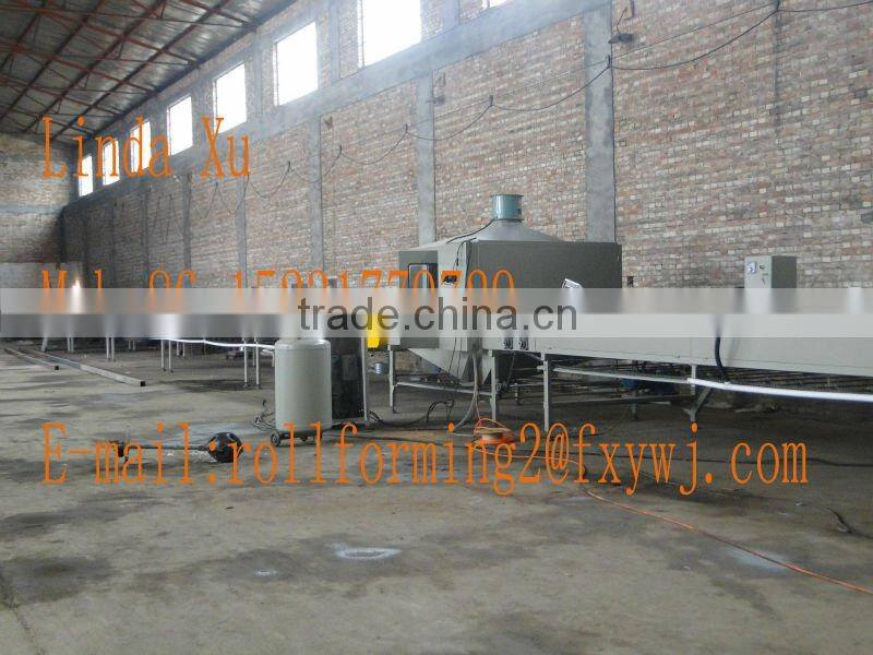 Cold roll forming machine for steel
