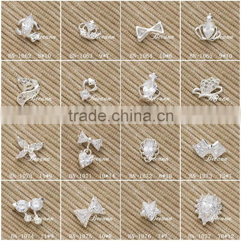 Cubic Zircon nail art ring nail art decoration bulk 2015 nail art ring