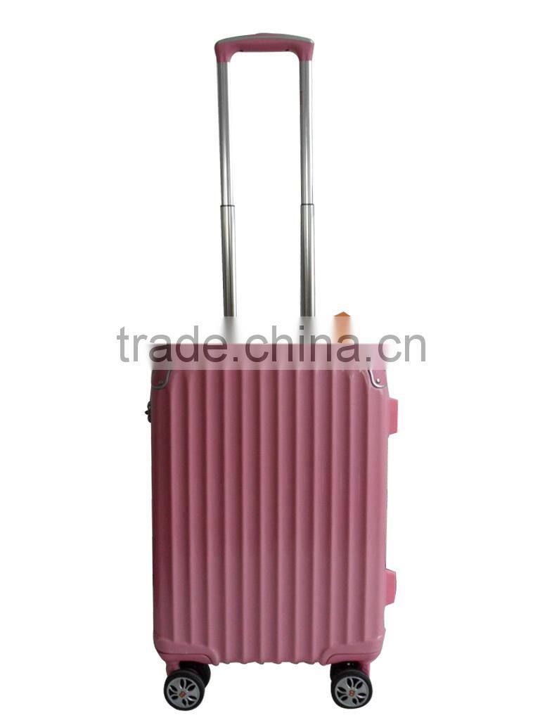 2104new type pure PC luggage trolley case,pink trolley luggage 20,24,28