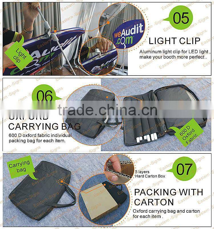 Hot Sale High Quality Advertising Aluminum Foldable Table Counter Top Display