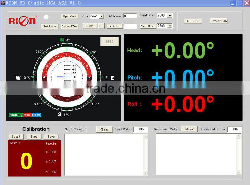 4~20mA Output High Accuracy Digital Magnetic Compass, 3D Compass Module, Compass Sensor Fast Delivery