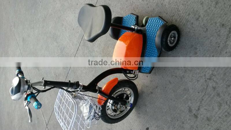 high quality folding portable medical mobility scooter/three wheel electric scootere for disabled/3 wheel roadpet ginger mypet