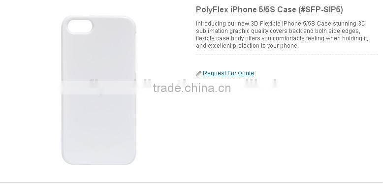 3D PoyFlex Phone cases for Samsung S5