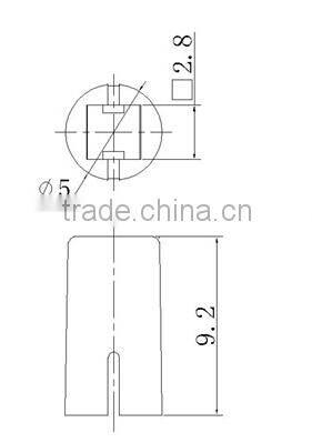 SC601 used with 6*6 square button Push button switch cap