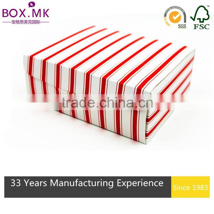 2015 Top-selling Recyclable White Cardboard Cake Box
