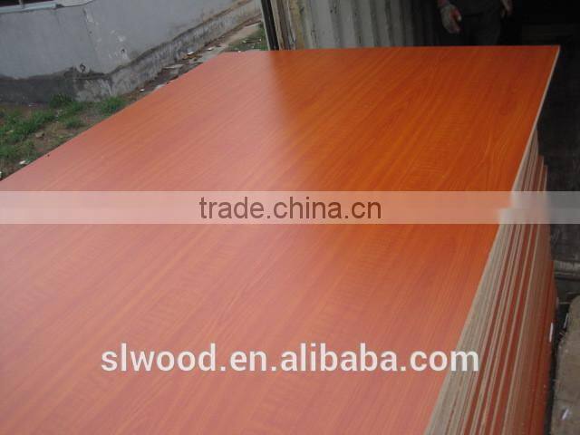 1220*2440mm melamine laminated MDF with E1 grade