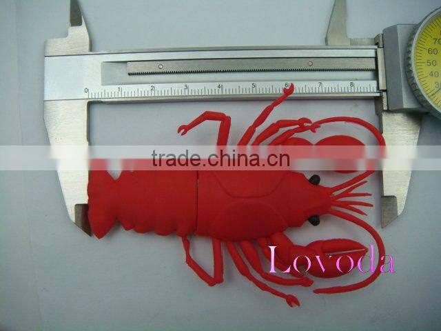 PVC promotional usb drives / lobster usb LFN-204