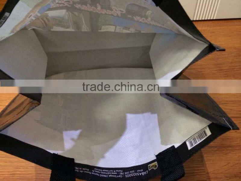 factory recyclable non woven bag,laminated non woven bag price