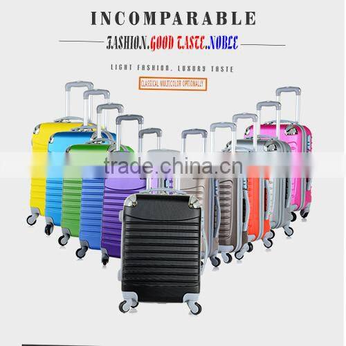 PC,ABS + PC Material color printing trolley luggage