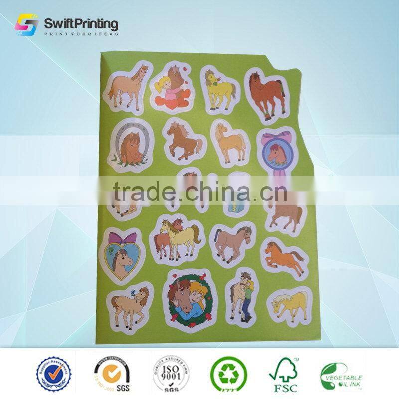 Good quality new coming double side printing paper stickers