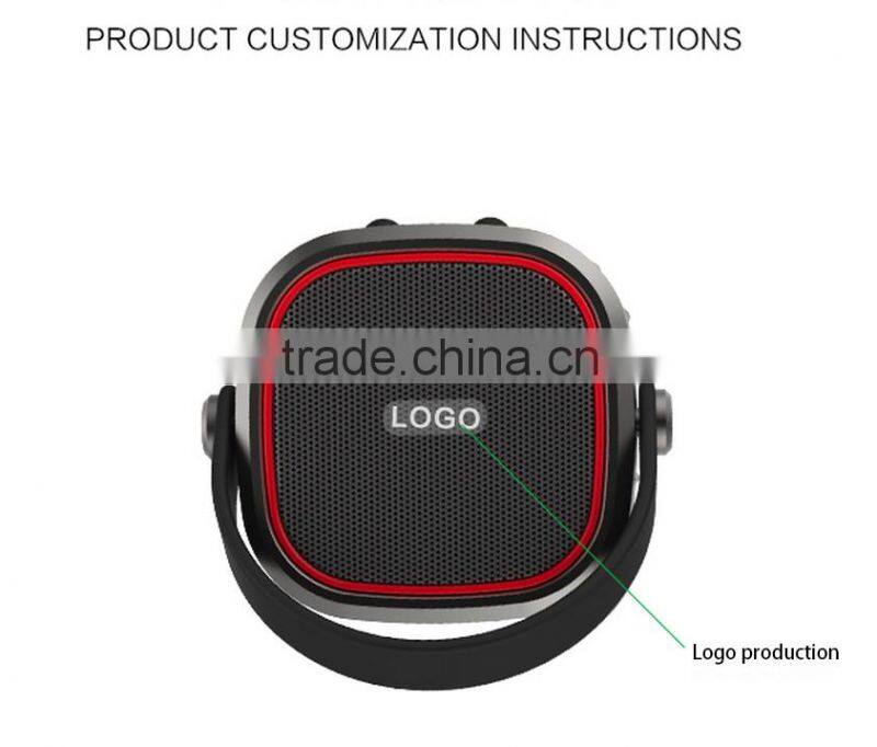 Portable bluetooth wireless speaker music receiver withCamping emergency LED light