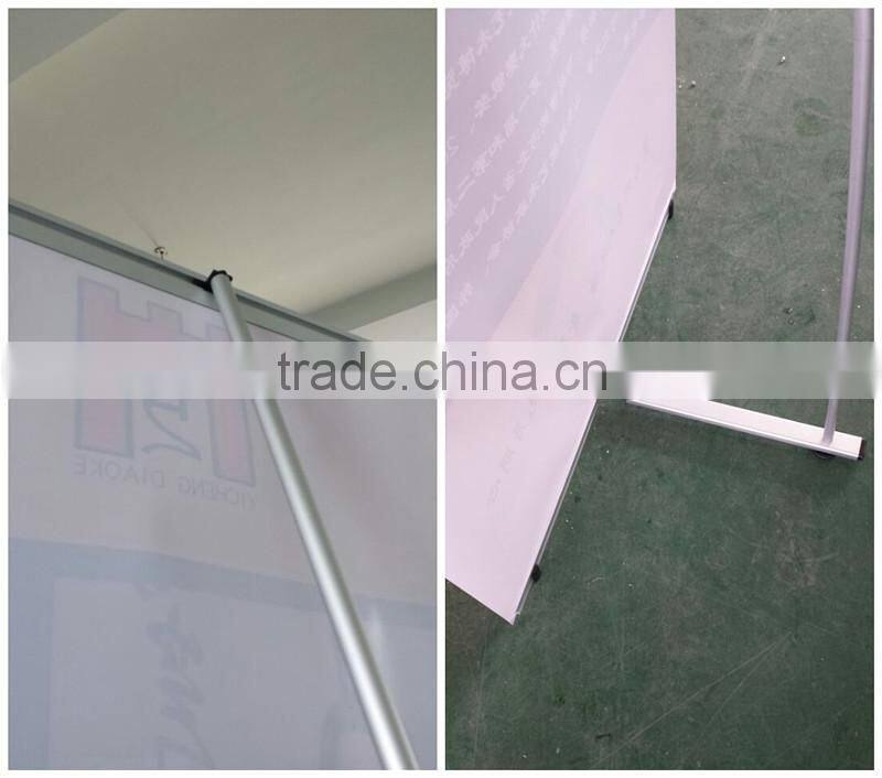 L banner new advertising aluminum foldable 80cm single side L banner stand for sale