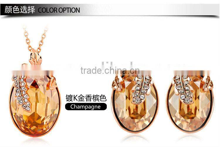 OUXI 18 carat gold jewelry sets S-2026