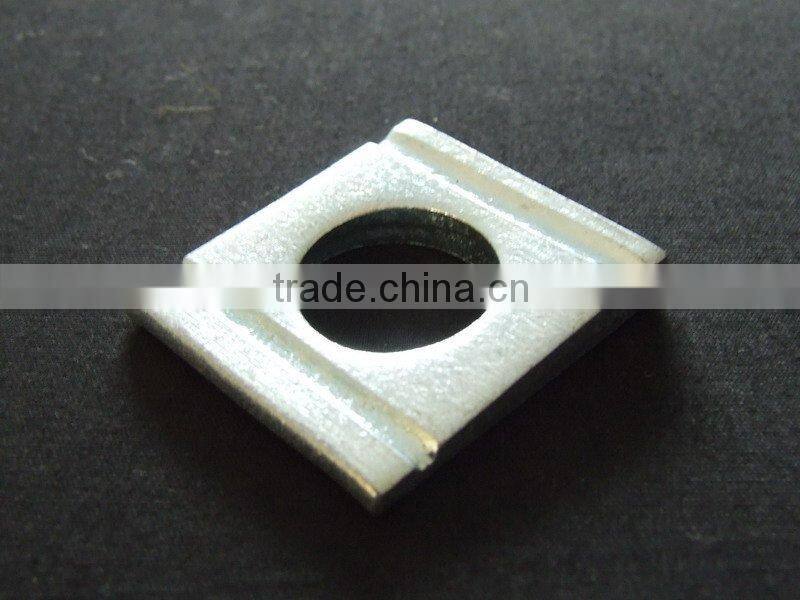 metal carbon steel square taper washer din 434
