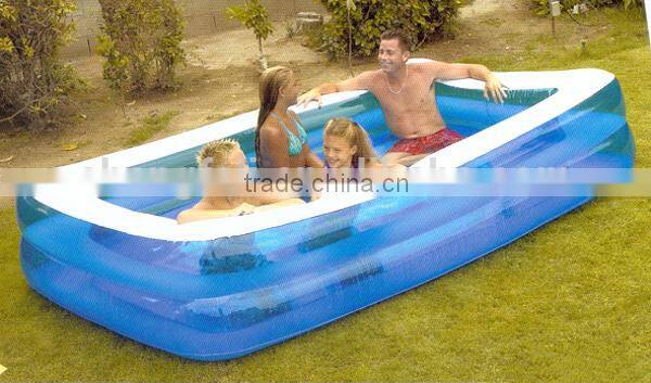 colorful large baby inflatable square swimming pool
