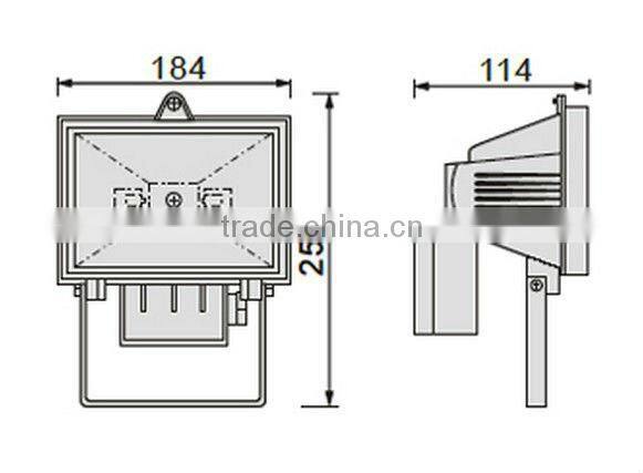 Competitive price Halogen lamp 150w 230v/110v DJ-101