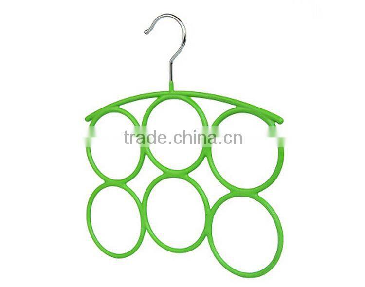 6 circles PVC Metal Scarf Holder, Belt Collection