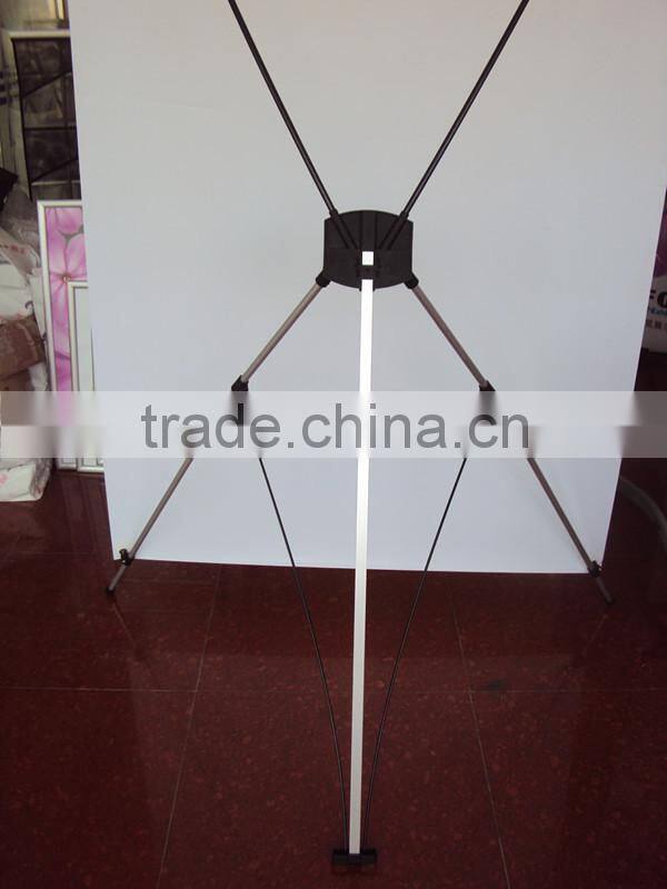 Big Korea X banner stand (aluminum pole)