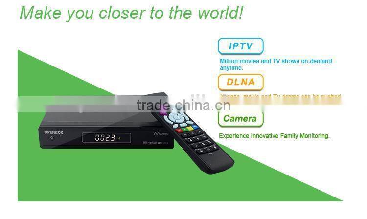 Promotional Satellite TV wifi adapter DVB-S/S2 DVB-T/T2 HD set top box Support Porn Youtube IPTV Cccam GPRS 3G USB WIFI
