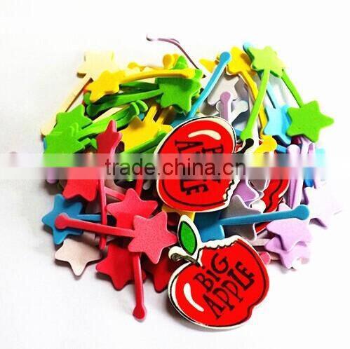 Custom happy holiday eva foam window sticker