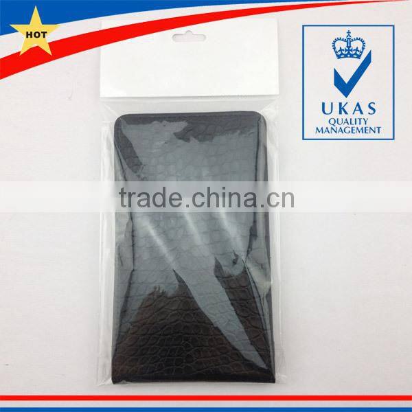 Foldable Crocodile Leather Golf Score Card Holder