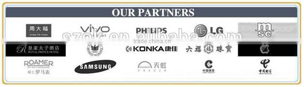 Three sides A4 size acrylic menu holder for restaurant use