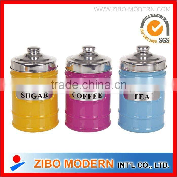 Coffee, Sugar ,Tea container Set / glass jar