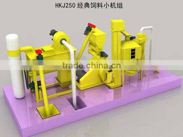1t/h fish chick pig feed production line