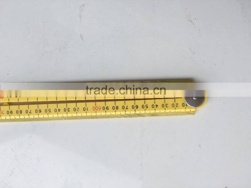 PLASTIC FOLDING RULER 1M