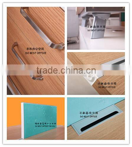Latest design 2 seat office table / office desk for office space saving