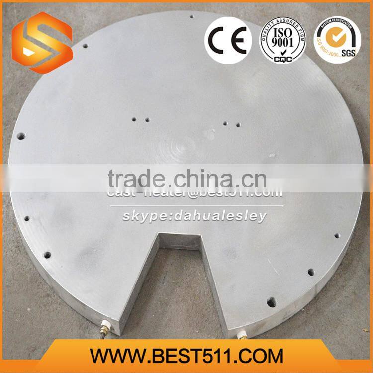 plastics extrusion machinery uesd casting aluminum heating plate