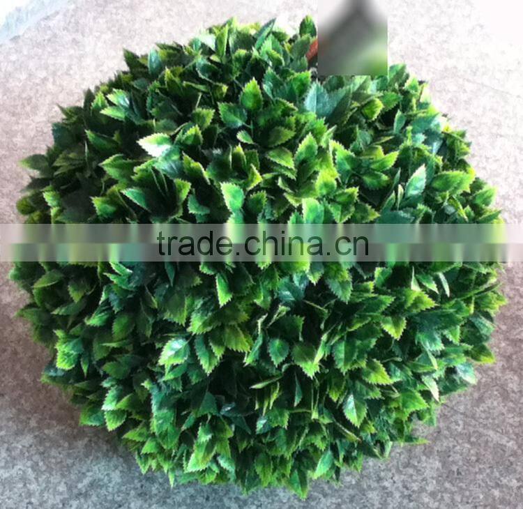 2015 new promotional rose leaf shape decorative ball, artificial green ball