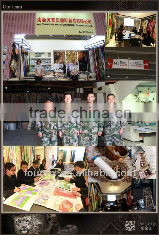 2014 new design 3d effect bedding set 100% cotton luxury fabric textile