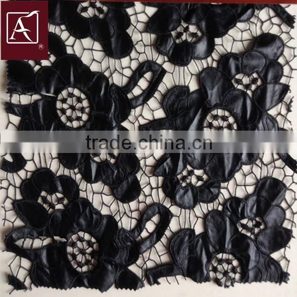 chemical lace embroidery leather fabric