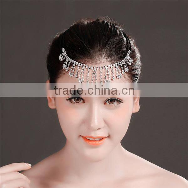 MYLOVE diamond crystal bridal hair jewelry women head bands handmade MLF137