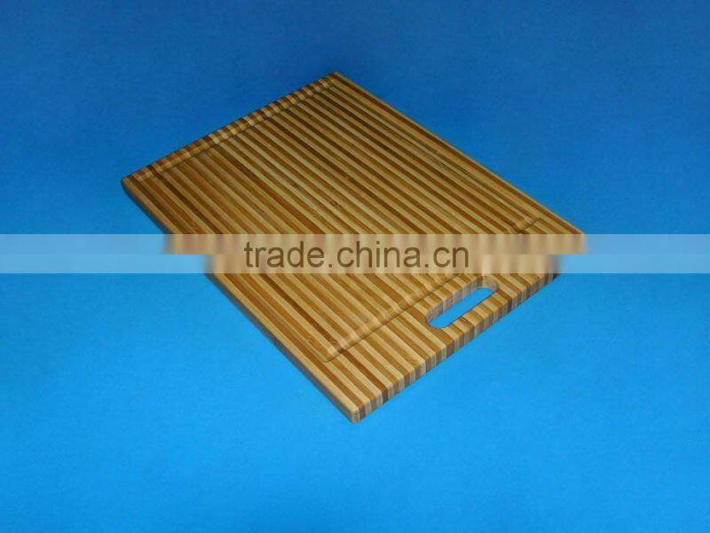 Bamboo cutting board with zebra color