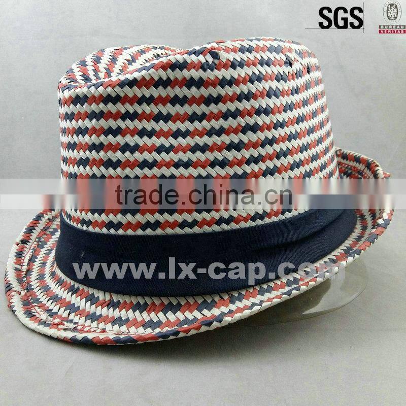 2015 Fashion design lady' fedora hats