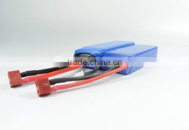 RC model toy helicopter battery 5000mah 7.4v battery for rc helicopter battery pack