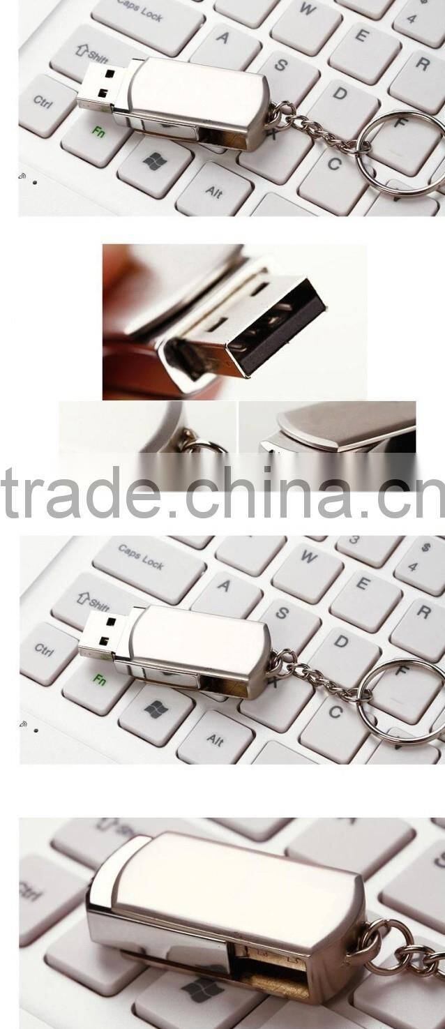 Top selling Swivel Metal USB flash drive memory 2gb 4gb 8gb 16gb 32gb 64gb 128gb
