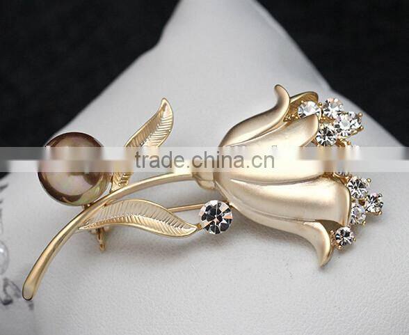 2016 new design elegant wedding invitation brooch