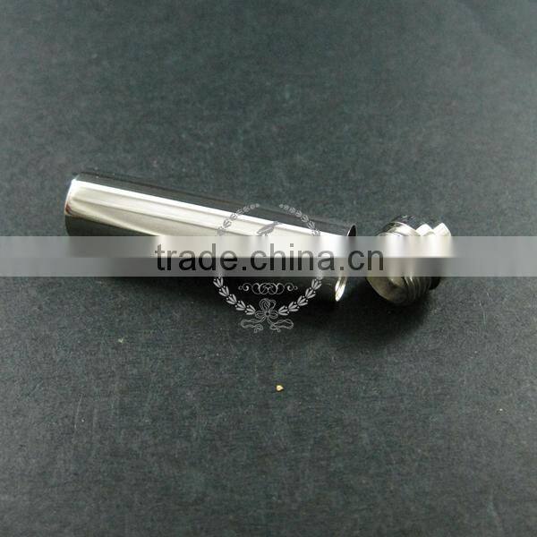 10x45mm 316L stainless steel perfume tube box screw top wish vial pendant charm DIY jewelry supplies 1820248